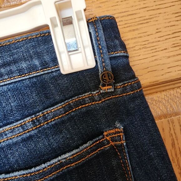Driftwood Jackie Women's Embroidered Skinny Jeans Size 25 Distressed Classic Fit - Picture 10 of 16